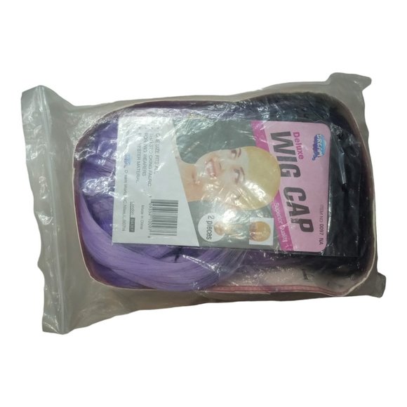 Women Long Wavy Synthetic Wig Light Purple Side Part Heat Resistant Full Wig Cos - Picture 7 of 8